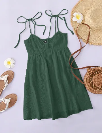 Rochie scurta SHEIN, verde