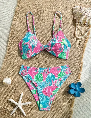 Costum de baie SHEIN, mix culori