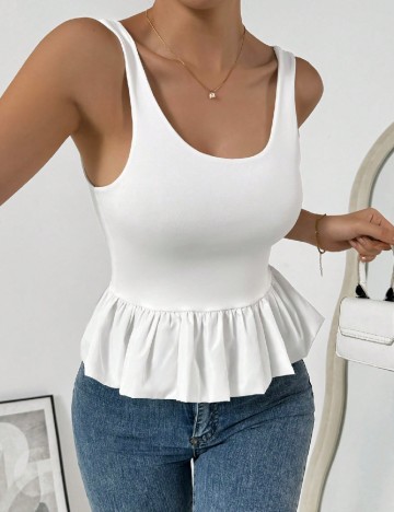 Top SHEIN, alb