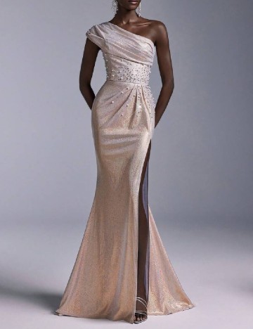 Rochie lunga SHEIN, crem