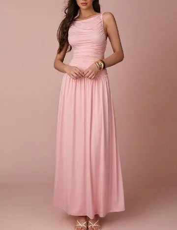 Rochie lunga SHEIN, roz