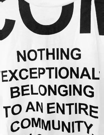 Tricou Bershka, alb