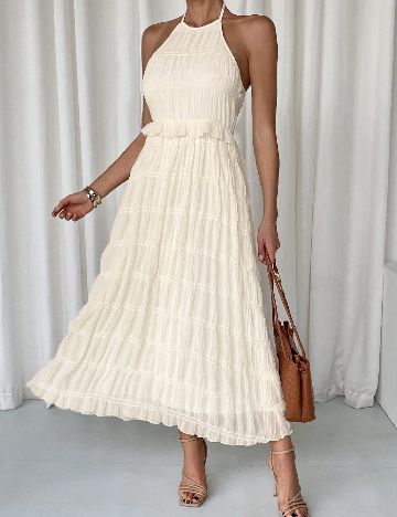 Rochie lunga SHEIN, ecru