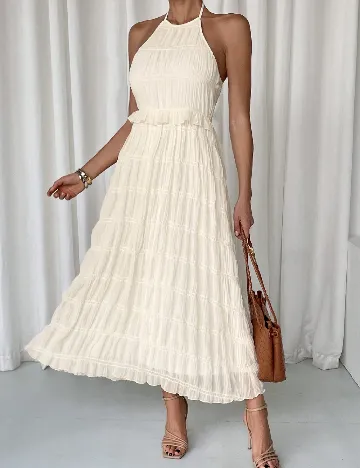 Rochie lunga SHEIN, ecru