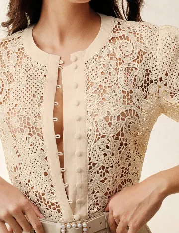 Bluza Anewsta, crem
