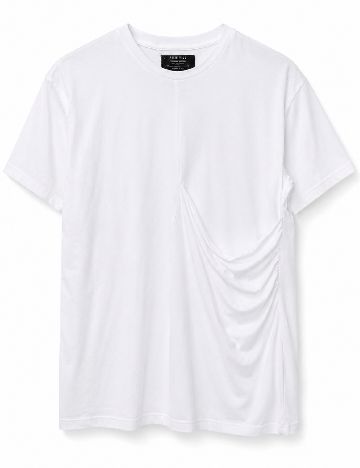 Tricou Oversize Bershka, alb