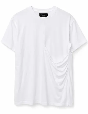 Tricou Oversize Bershka, alb