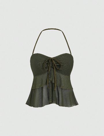 Top SHEIN, verde