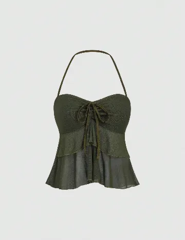 Top SHEIN, verde