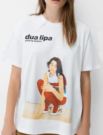 Tricou Bershka, alb