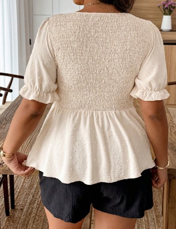 Bluza SHEIN CURVE, crem