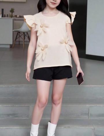 Bluza Shein Kids, bej