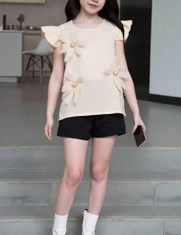 Bluza Shein Kids, bej