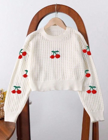 Bluza Shein Kids, alb