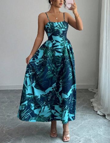 Rochie lunga SHEIN, albastru