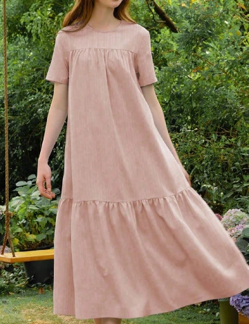 Rochie Shein Kids, roz pal