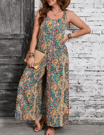 Salopeta SHEIN CURVE, mix culori