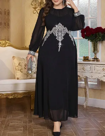 Rochie lunga SHEIN CURVE, neg
