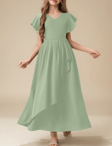 Rochie Shein Kids, verde