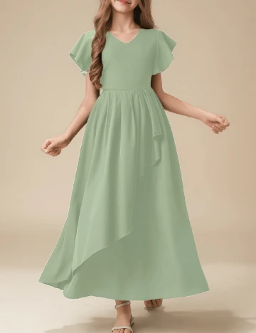 Rochie Shein Kids, verde