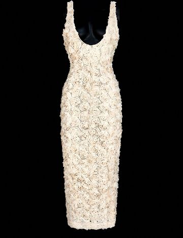 Rochie lunga SHEIN, crem