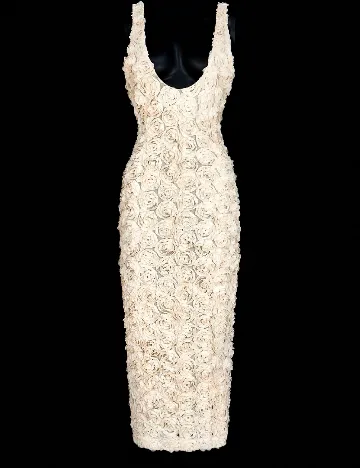 Rochie lunga SHEIN, crem