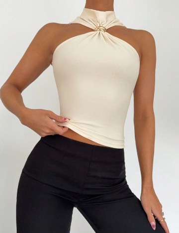 Top SHEIN, crem