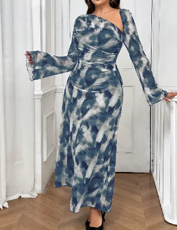 Rochie lunga SHEIN CURVE, albastru