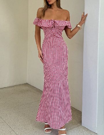 Rochie lunga SHEIN, rosu