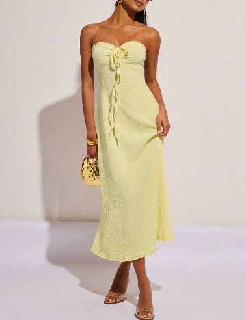 Rochie medie SHEIN, galben