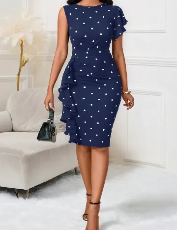 Rochie medie SHEIN, bleumarin