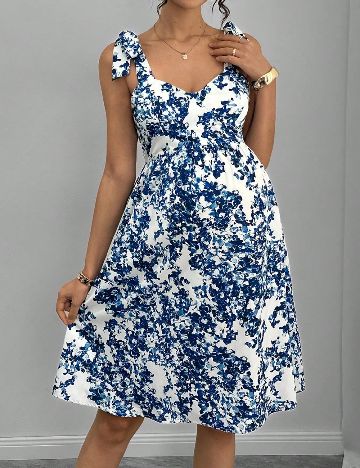 Rochie scurta SHEIN Maternity, albastru