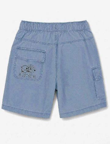 Pantaloni scurti Zara, albastru