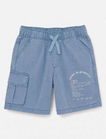 Pantaloni scurti Zara, albastru