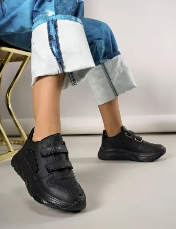 Adidasi Riccon, negru