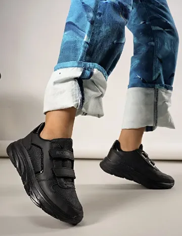 Adidasi Riccon, negru