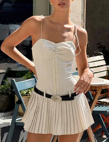 Rochie scurta SHEIN, bej