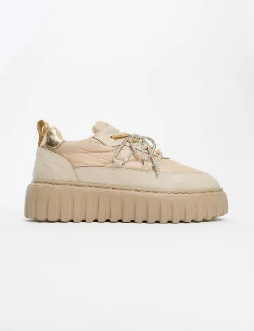 Adidasi Luvishoes, crem