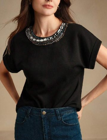 Tricou Anewsta, negru
