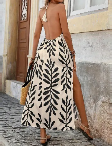 Rochie lunga SHEIN, crem