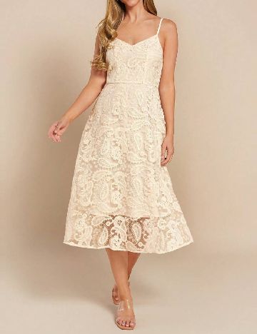 Rochie medie SHEIN, crem