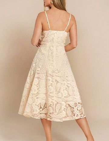 Rochie medie SHEIN, crem