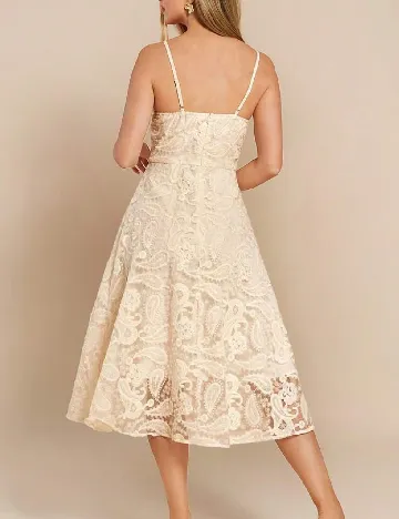 Rochie medie SHEIN, crem