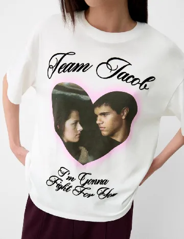 Tricou Bershka, alb