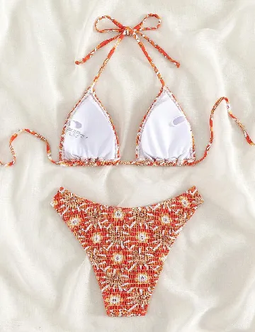 Costum de baie SHEIN, portocaliu