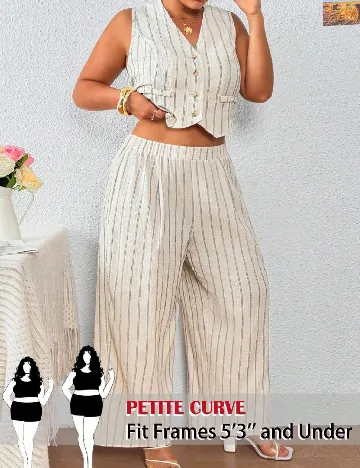 Compleu SHEIN CURVE, crem