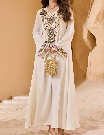 Rochie lunga SHEIN, ecru