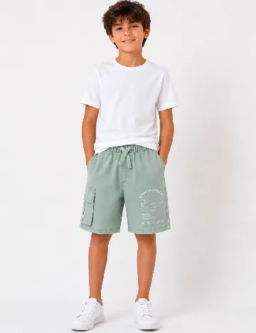 Pantaloni scurti Zara, verde