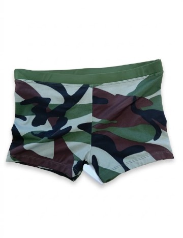 Slip de baie Zara, army print