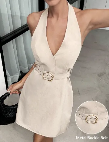 Rochie scurta SHEIN, gri